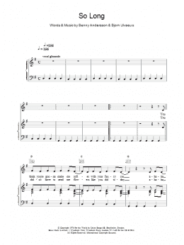 page one of So Long (Piano, Vocal & Guitar Chords)