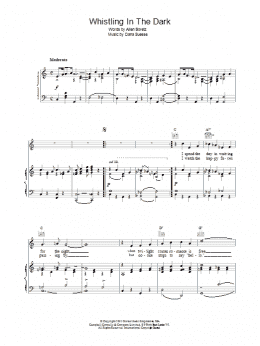 page one of Whistling In The Dark (Piano, Vocal & Guitar Chords)