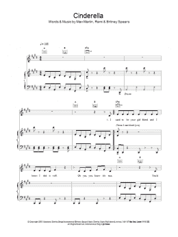 page one of Cinderella (Piano, Vocal & Guitar Chords)