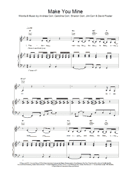 page one of Make You Mine (Piano, Vocal & Guitar Chords)