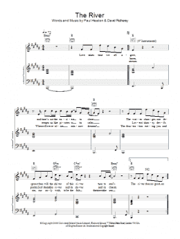 page one of The River (Piano, Vocal & Guitar Chords)