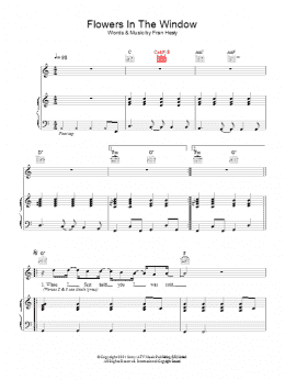 page one of Flowers In The Window (Piano, Vocal & Guitar Chords)