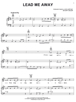 page one of Lead Me Away (Piano, Vocal & Guitar Chords (Right-Hand Melody))