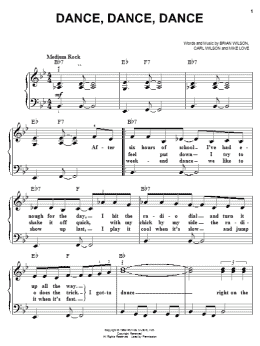 page one of Dance, Dance, Dance (Easy Piano)