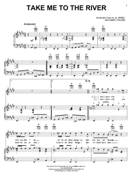 page one of Take Me To The River (Piano, Vocal & Guitar Chords (Right-Hand Melody))