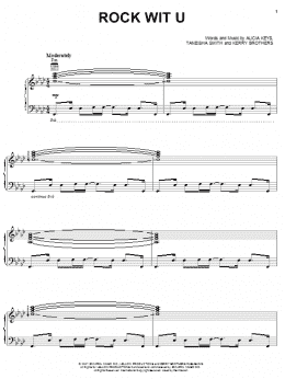 page one of Rock Wit U (Piano, Vocal & Guitar Chords (Right-Hand Melody))
