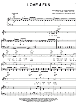page one of Love 4 Fun (Piano, Vocal & Guitar Chords (Right-Hand Melody))