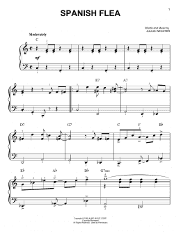 page one of Spanish Flea (Easy Piano)