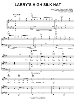 page one of Larry's High Silk Hat (Piano, Vocal & Guitar Chords (Right-Hand Melody))
