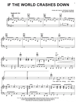 page one of If The World Crashes Down (Piano, Vocal & Guitar Chords (Right-Hand Melody))