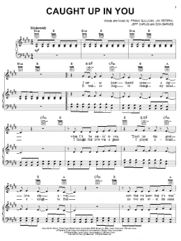 page one of Caught Up In You (Piano, Vocal & Guitar Chords (Right-Hand Melody))