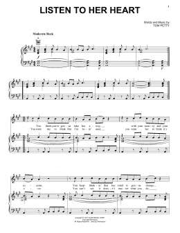 page one of Listen To Her Heart (Piano, Vocal & Guitar Chords (Right-Hand Melody))