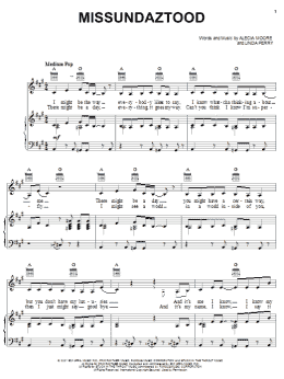 page one of Missundaztood (Piano, Vocal & Guitar Chords (Right-Hand Melody))