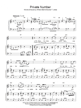 page one of Private Number (Piano, Vocal & Guitar Chords)