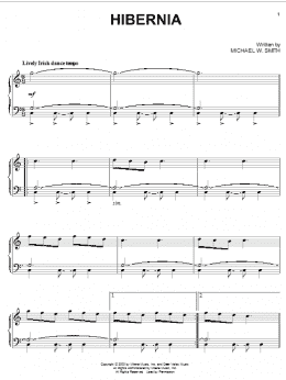 page one of Hibernia (Piano Solo)