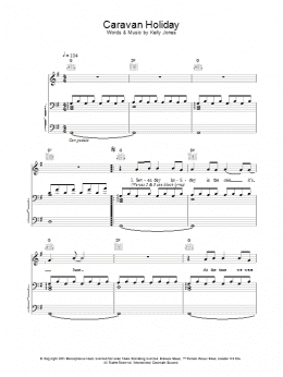 page one of Caravan Holiday (Piano, Vocal & Guitar Chords)