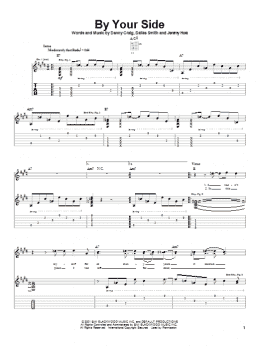 page one of By Your Side (Guitar Tab)