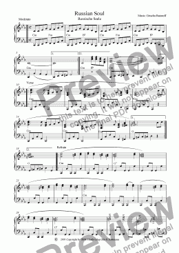 page one of Russian Soul (Russische Seele)