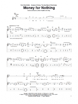 page one of Money For Nothing (Guitar Tab)