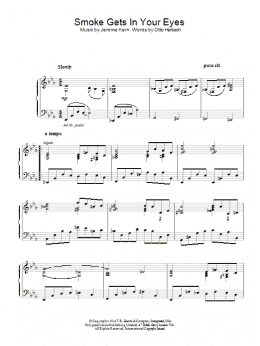 page one of Smoke Gets In Your Eyes (from Roberta) (Piano Solo)