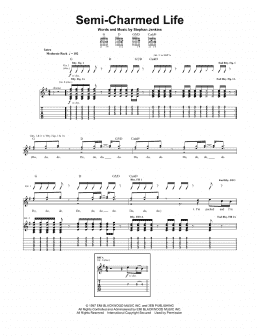 page one of Semi-Charmed Life (Guitar Tab)