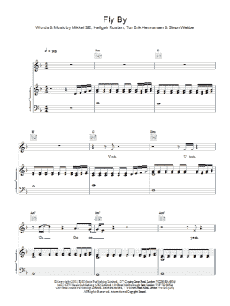 page one of Fly By (Piano, Vocal & Guitar Chords)