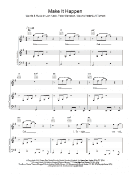 page one of Make It Happen (Piano, Vocal & Guitar Chords)