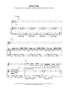page one of Kiss Kiss (Piano, Vocal & Guitar Chords)