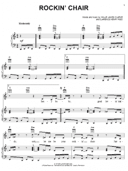 page one of Rockin' Chair (Piano, Vocal & Guitar Chords (Right-Hand Melody))