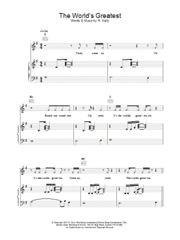 page one of The World's Greatest (Piano, Vocal & Guitar Chords)