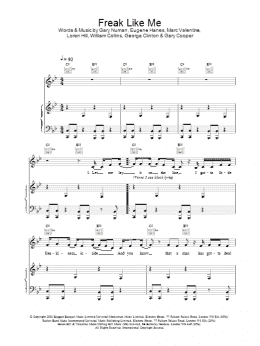 page one of Freak Like Me (Piano, Vocal & Guitar Chords)
