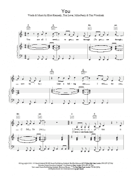 page one of You (Piano, Vocal & Guitar Chords)