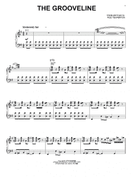 page one of The Grooveline (Piano, Vocal & Guitar Chords (Right-Hand Melody))