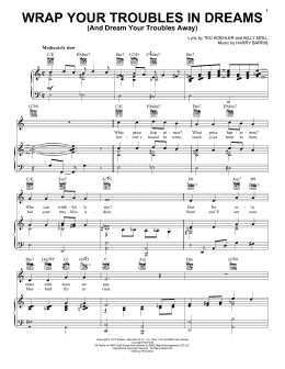 page one of Wrap Your Troubles In Dreams (And Dream Your Troubles Away) (Piano, Vocal & Guitar Chords (Right-Hand Melody))