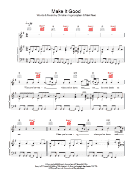 page one of Make It Good (Piano, Vocal & Guitar Chords)