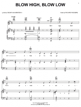 page one of Blow High, Blow Low (Piano, Vocal & Guitar Chords (Right-Hand Melody))