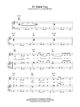 page one of If I Were You (Piano, Vocal & Guitar Chords)