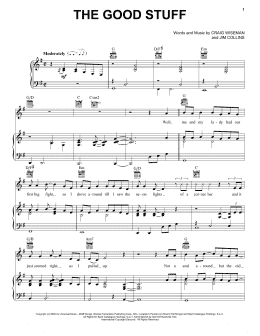 page one of The Good Stuff (Piano, Vocal & Guitar Chords (Right-Hand Melody))