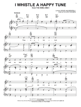 page one of I Whistle A Happy Tune (Piano, Vocal & Guitar Chords (Right-Hand Melody))