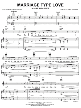 page one of Marriage Type Love (Piano, Vocal & Guitar Chords (Right-Hand Melody))