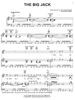 page one of The Big Jack (Piano, Vocal & Guitar Chords (Right-Hand Melody))