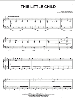 page one of This Little Child (Piano Solo)