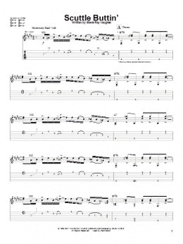page one of Scuttle Buttin' (Guitar Tab)