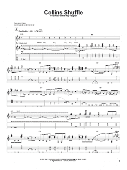 page one of Collins Shuffle (Guitar Tab)