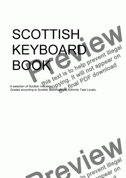 page one of SCOTTISH KEYBOARD BOOK