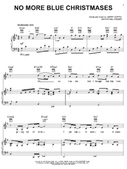 page one of No More Blue Christmases (Piano, Vocal & Guitar Chords (Right-Hand Melody))