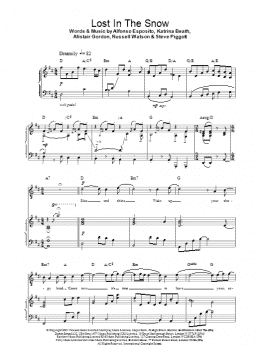 page one of Lost In The Snow (Piano, Vocal & Guitar Chords)