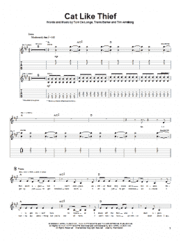 page one of Cat Like Thief (Guitar Tab)