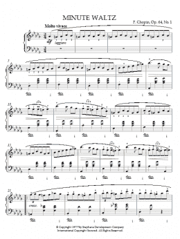 page one of Waltz In Db Major, Op. 64, No. 1 (Piano Solo)
