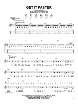 page one of Get It Faster (Guitar Tab)